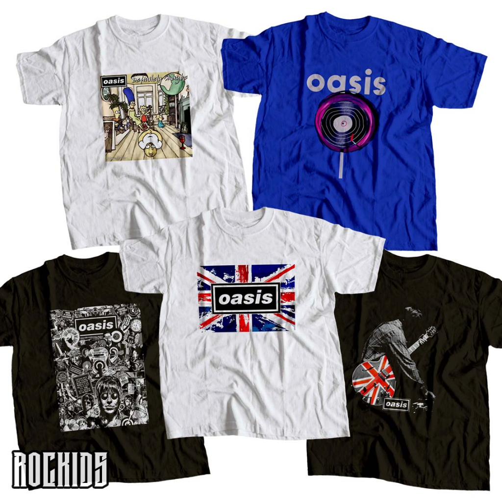 ROCKIDS - OASIS - TSHIRT - TEES - KIDSWEAR - KAOS BAND - KAOS BAND OASIS - KAOS OASIS - TSHIRT OASIS
