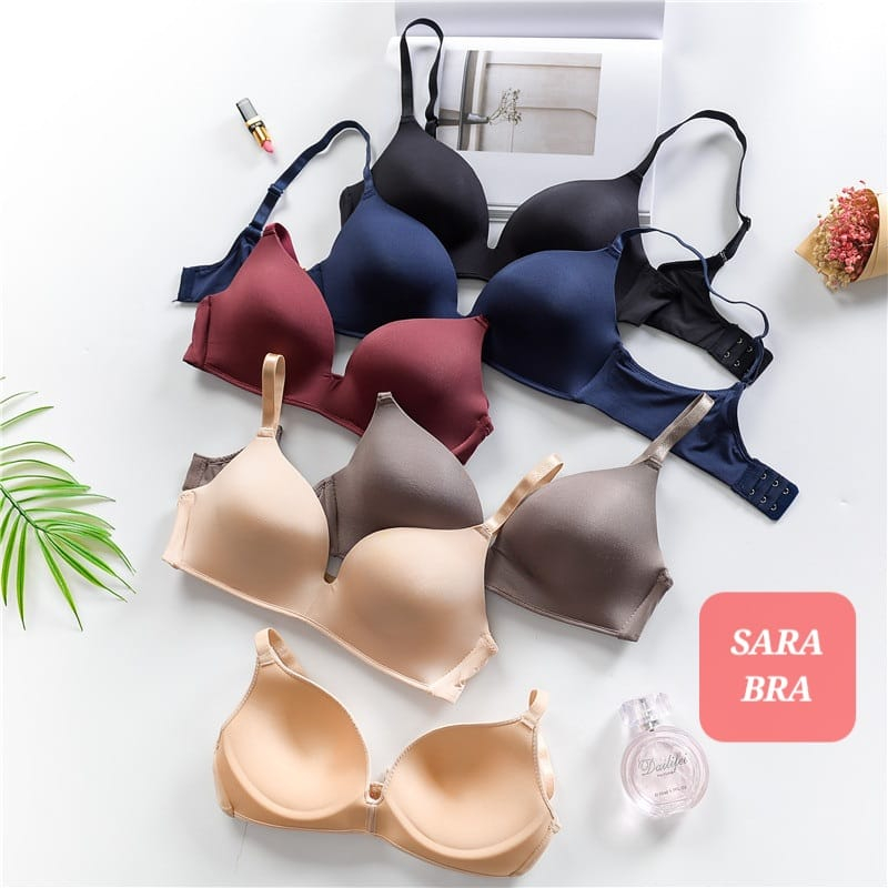 MILANBERRY SARA BRA BH WANITA PAKAIAN DALAM IMPORT NOT SOREX ADEM TANPA KAWAT PUSH UP