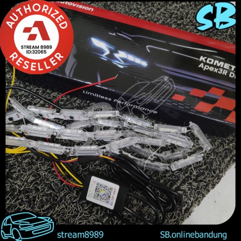 Autovision DRL Kometa Led Crystal RGB Bluetooth Day Light Running