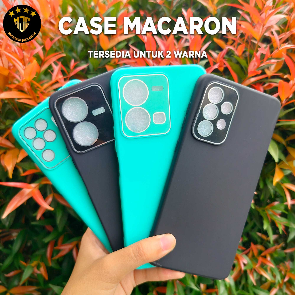 MJC - Case Macaron All Type Hp  iPHONE XR 11 13 PRO MAX 6 6S 7 8 13 PRO 7 PLUS 8 PLUS X XS 12 PROMAX  6 PLUS 6S PLUS - Softcase with Lens Camera Protect - Fashion Casing Hp Terbaru 2023 POLOS