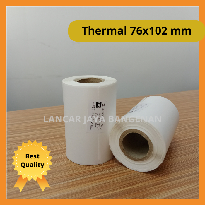 

Label Stiker Thermal 76x100 mm 76 x 100 80x100 RESI 75x100 80mm ISI 100 Pcs