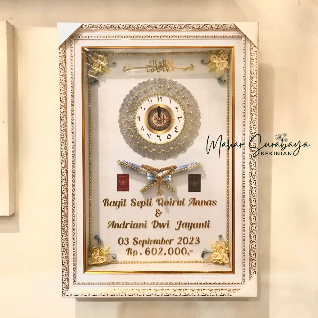 Mahar Jam koin mahar murah mahar logo mahar pernikhan