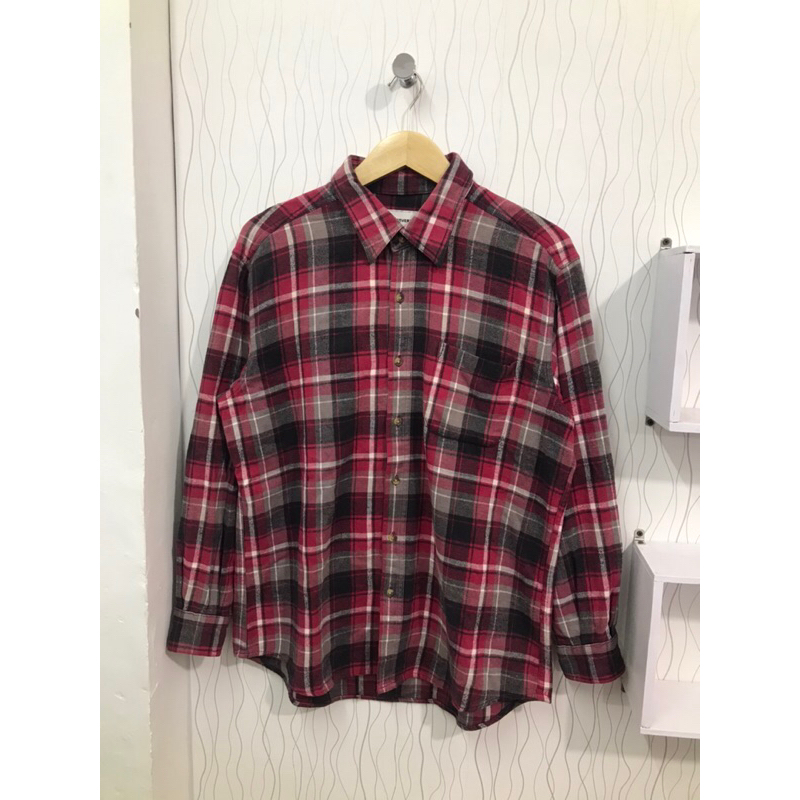 Kemeja Flannel CONVERSE Second Original