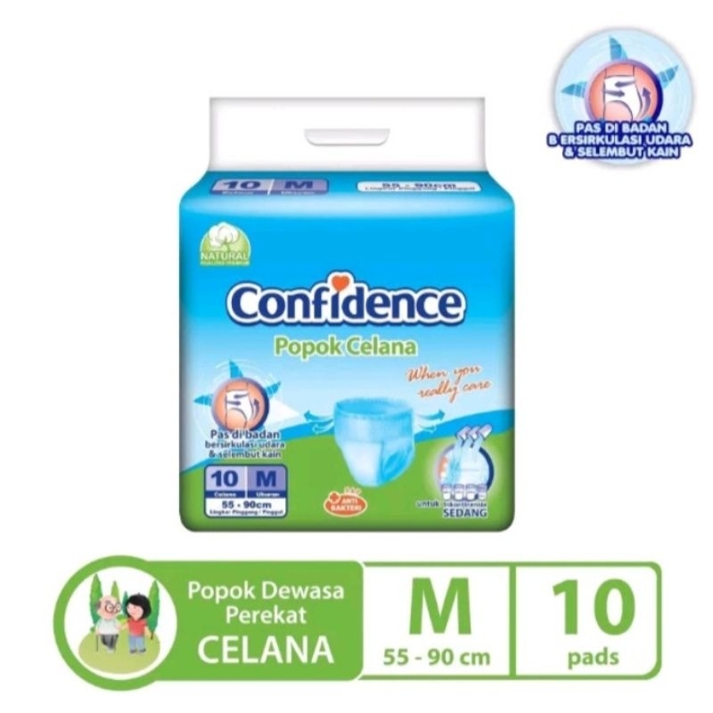 Popok Dewasa Confidence Pants M 10