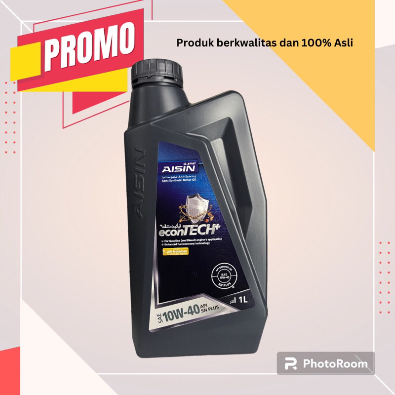 Aisin 10W-40 Oli mobil bensin dan turbo/ Olie/ Oli japan/ Toyota 1 liter