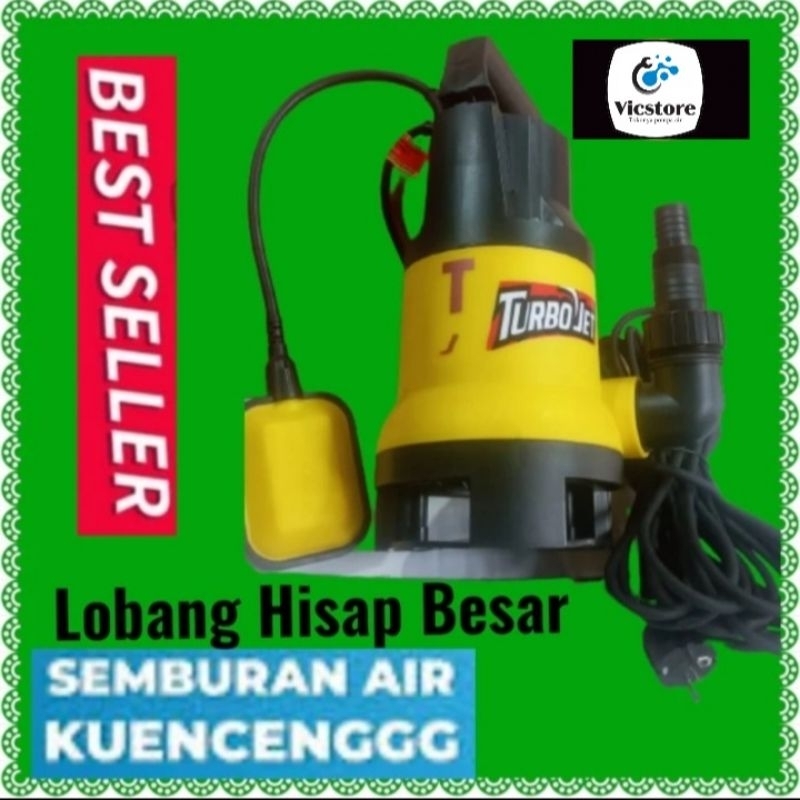 Mesin pompa celup Turbo Jet kolam ikan koi submersible air kotor / Bersih banjir sibel