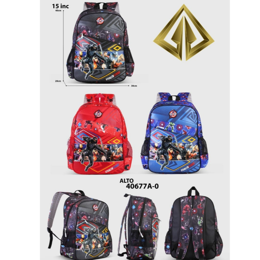 Tas Tansel Alto Anak Original/Tas Alto Asli/Tas Alto Anak Cowok/Tas Ransel Anak Karakter