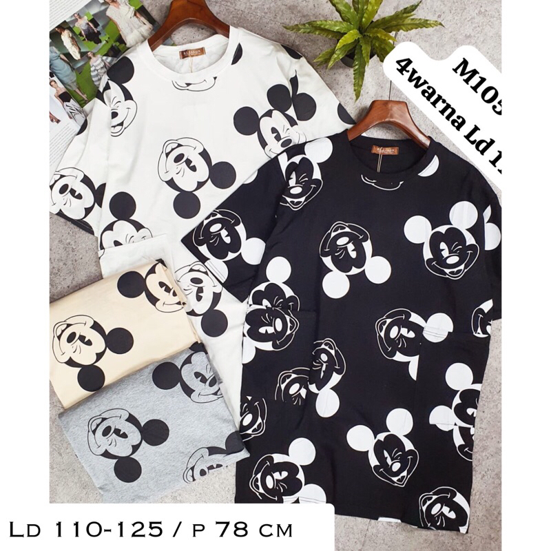 kaos oversize mickey