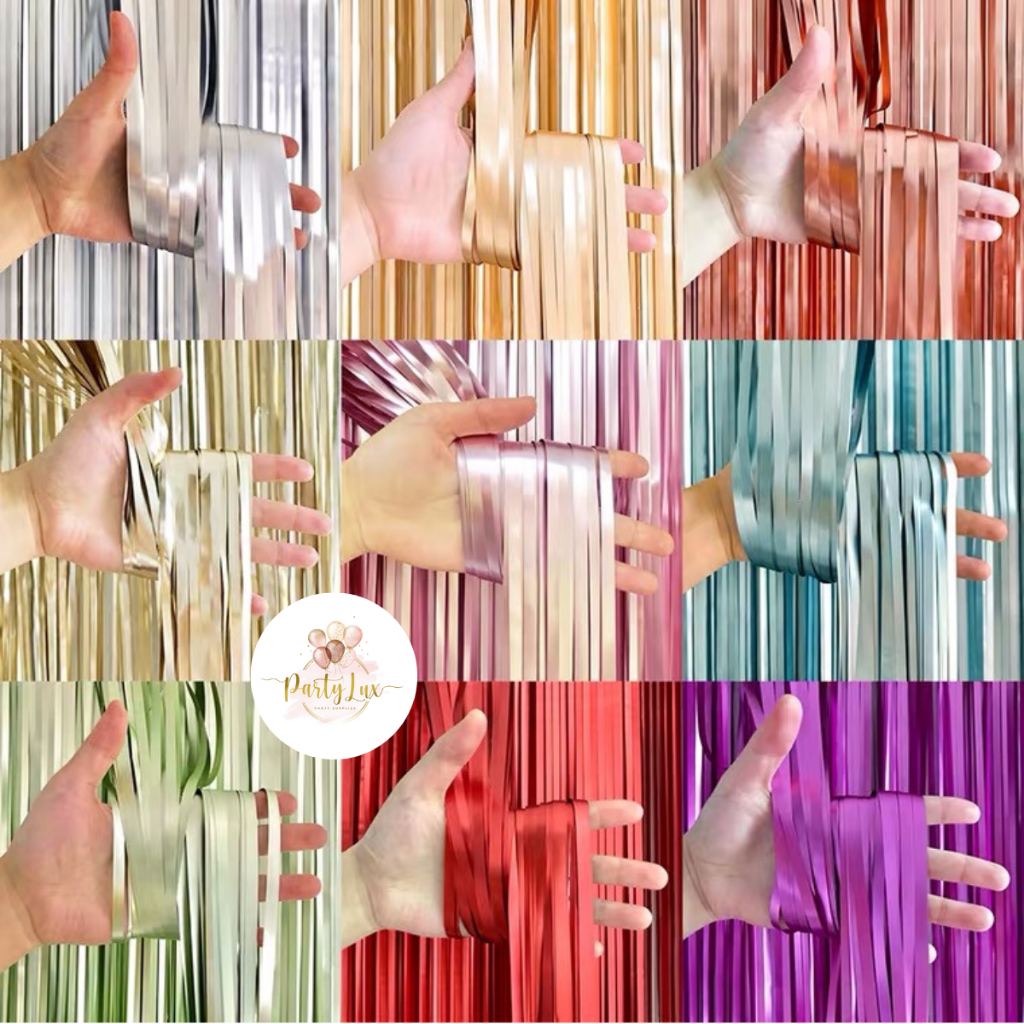 TIRAI RUMBAI DOFF / TIRAI RUMBAI PESTA / TIRAI RUMBAI FOIL DOFF / TIRAI DOFF / BACKDROP FOIL DOFF / 