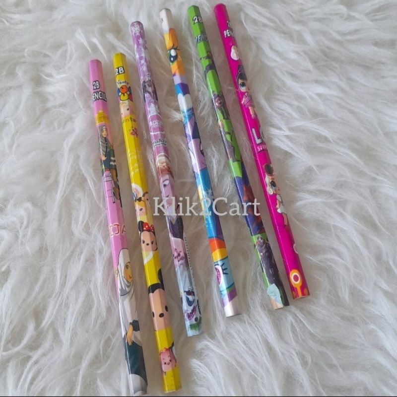 

pensil 2B / pensil fancy / pensil murah