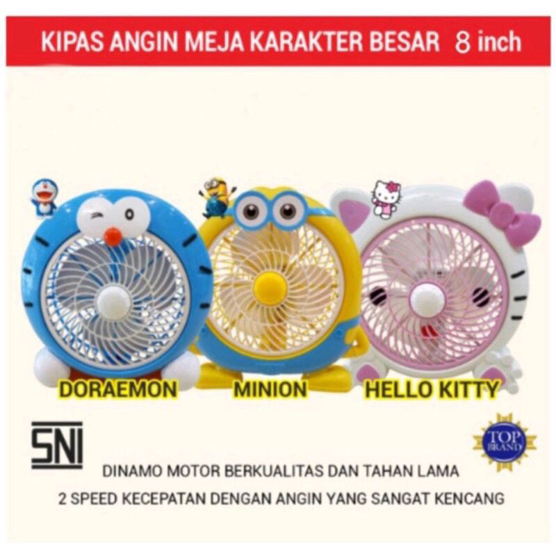 Kipas Angin Duduk Karakter TD Doraemon