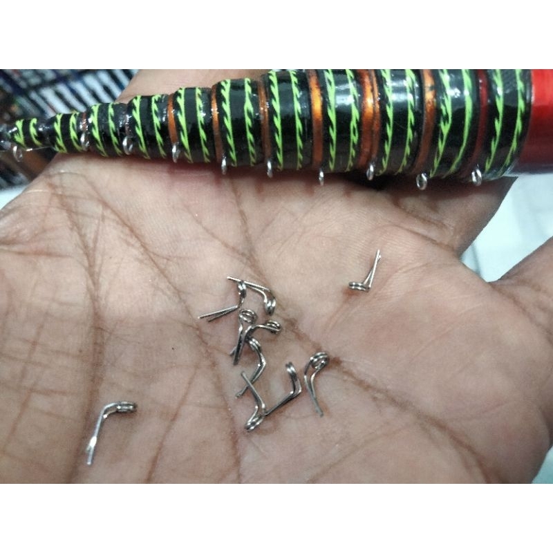 10pcs Ring Guide Kolong Joran Tegeg