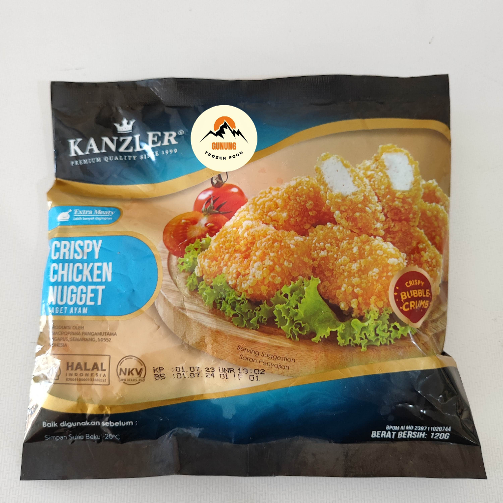 

Kanzler Crispy Chicken Nugget 120gr