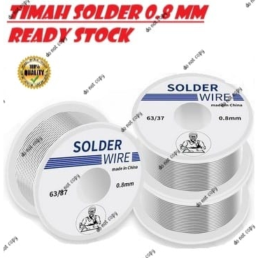Timah Solder 0.8mm 63/37 Timah Gulung Solder 0.8mm Solder Timah