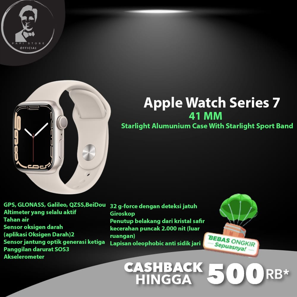 Second - Apple Watch Series 7 41MM / 45MM Alumunium Case With Sportband GPS