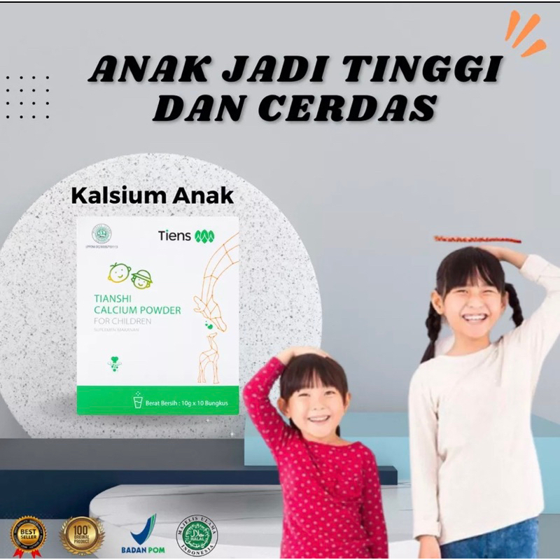 Peninggi Badan Anak Anak Tiens Susu Kalsium Anak ORIGINAL