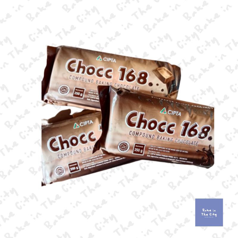 

Cokelat Dark Compound Chocc 168 - 250g