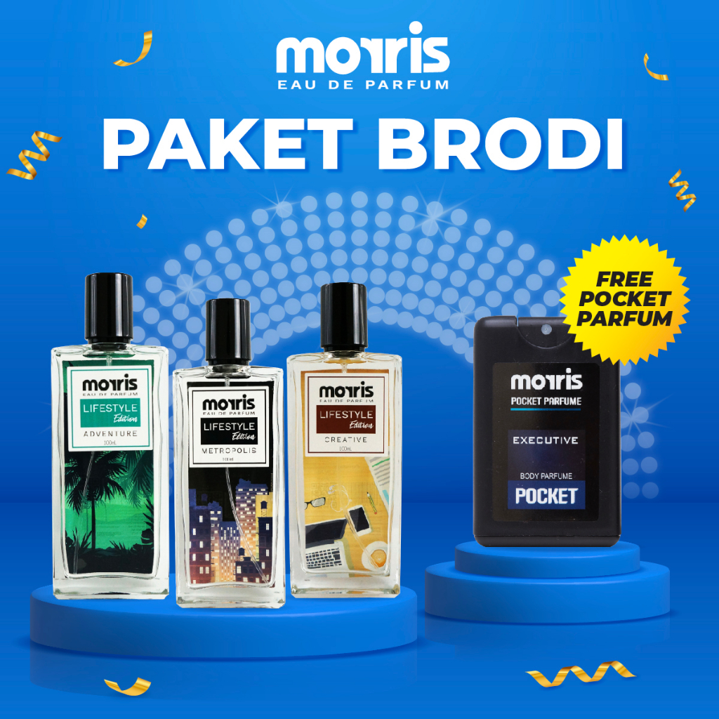 [BUY 3 GET 4] Morris Bundle Special BRODI [Lifestyle Metropolis+Adventure+Creative] GRATIS POCKET PA