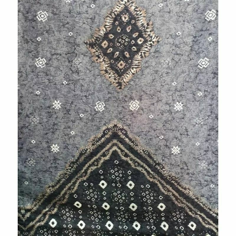 Kain Velvet Silk Premium Motif Jumputan Pola Printing ( PER 2 METER )