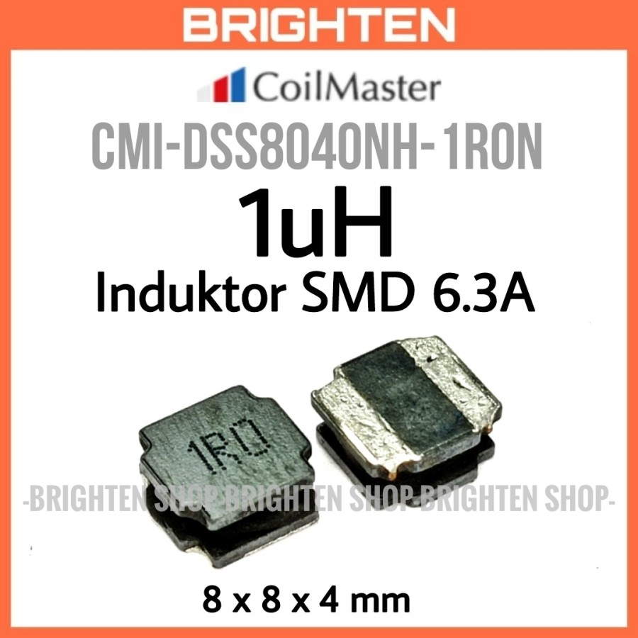 Induktor SMD 1uH 6.3A CMI-DSS8040NH-1R0N