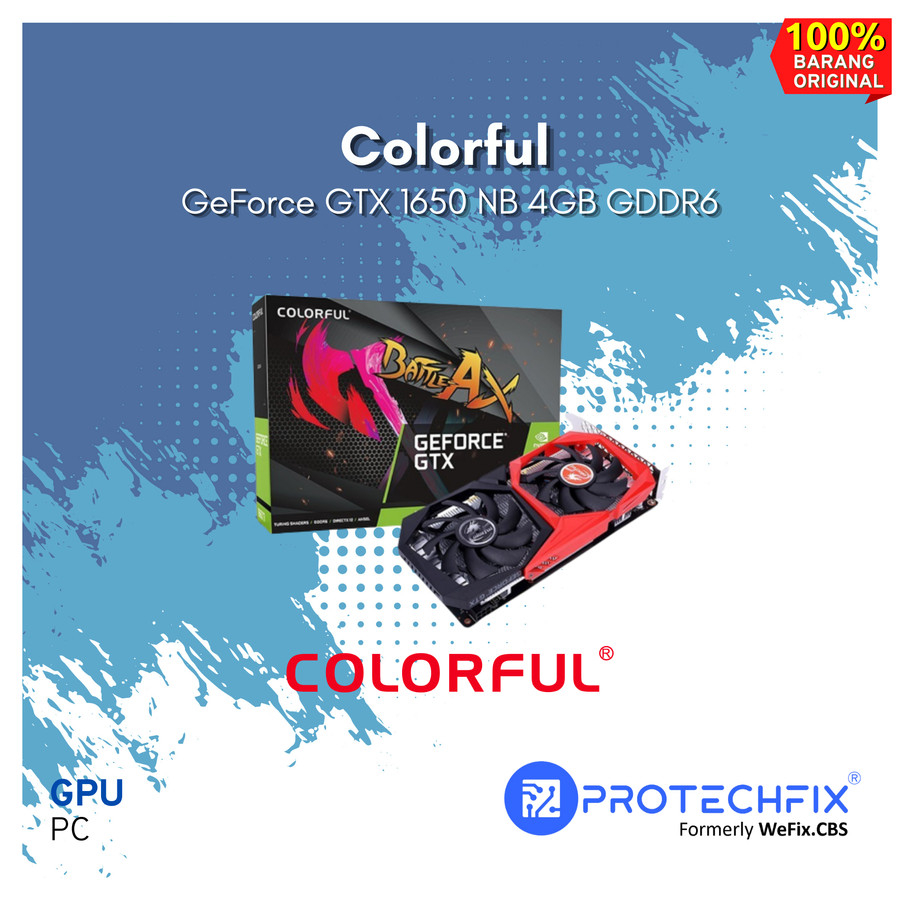 VGA Colorful GTX1650 NB V-4GB