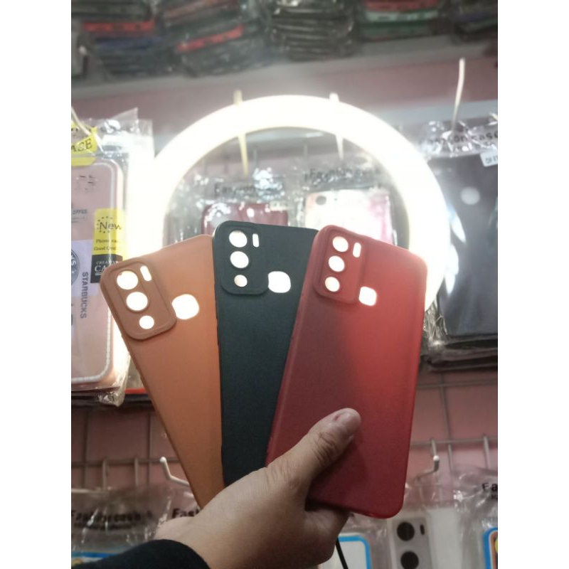 casing macaron infinix hot12i