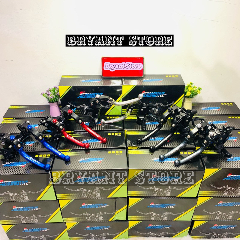 MASTER REM AEROMOTIVE RADIAL 14MM KANAN KIRI 1 SET KOPLING MODEL ACCOSATO S1 ACCOSSATO BELAKANG TROMOL BEBEK MOGE METIC RXKING MIO BEAT VARIO SCOOPY NINJA SATRIA SEMUA MOTOR UNIVERSAL