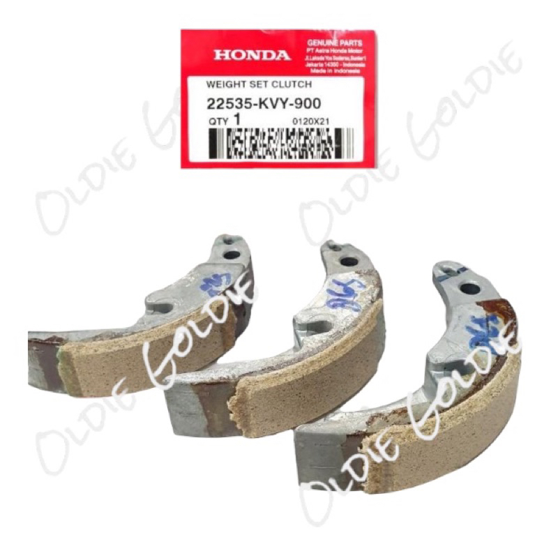 22535-KVY-900 Kampas Kopling Ganda Weight Set BeAT Karbu 22535KVY900