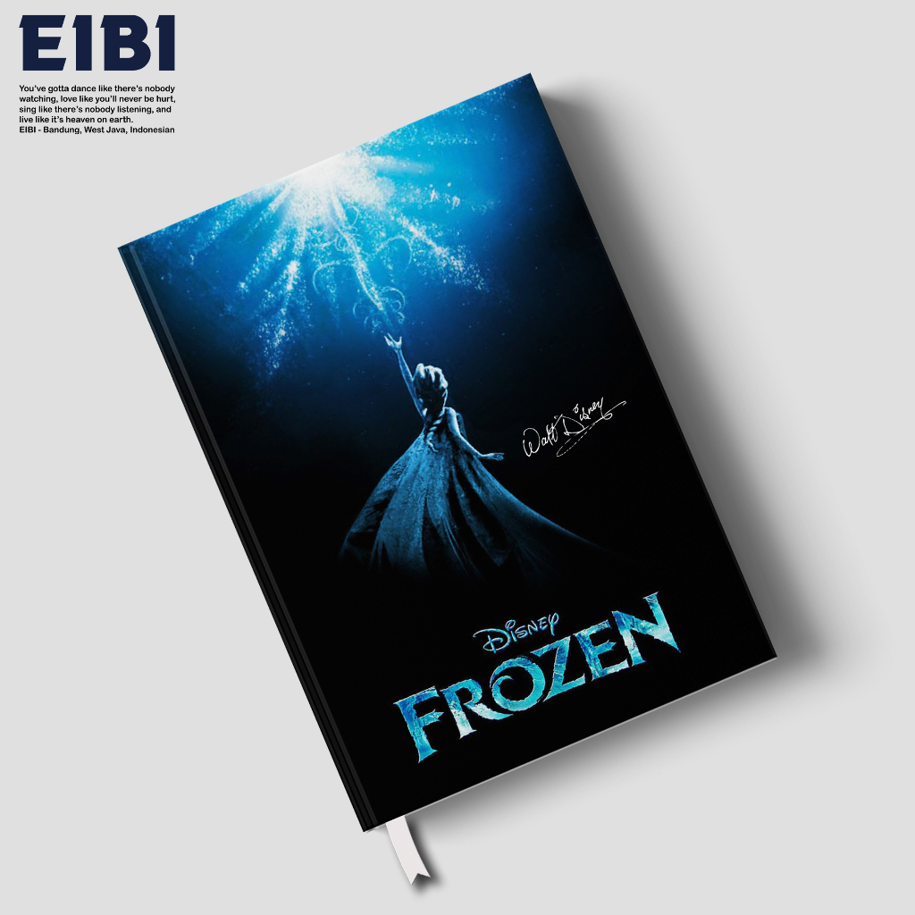 

Eibibook Buku Tulis Catatan Notebook Hardcover Disney Series Frozen Lighting