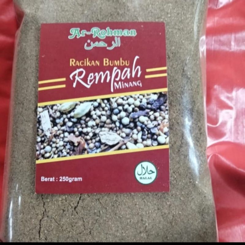 

Bubuk Halus Bumbu Racikan Masakan Minang 250 gr