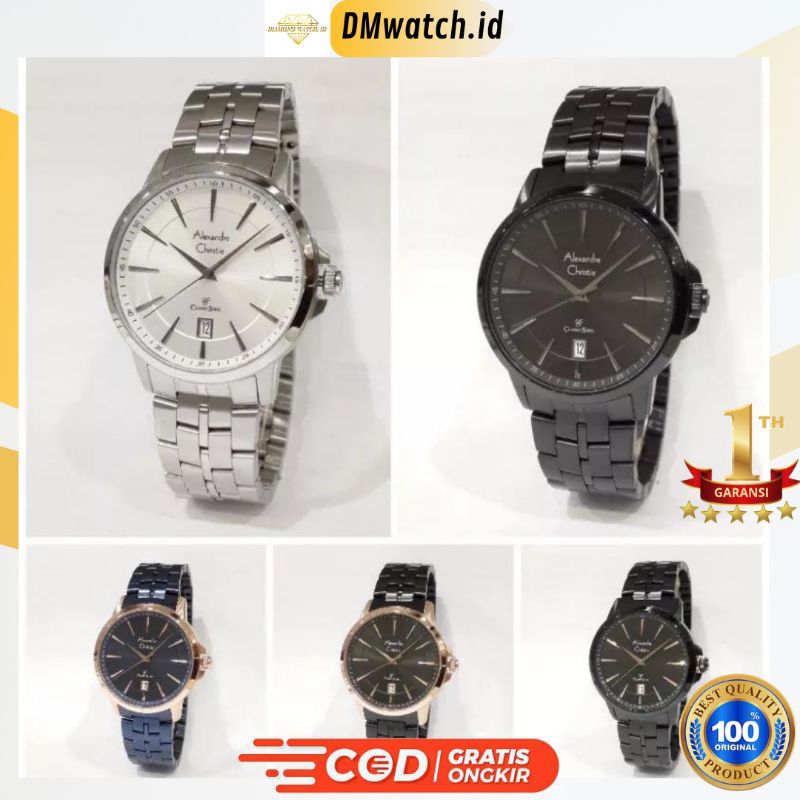 JAM TANGAN ALEXANDRE CHRISTIE AC 8655 / AC8655LD ORIGINAL GARANSI 1TAHUN