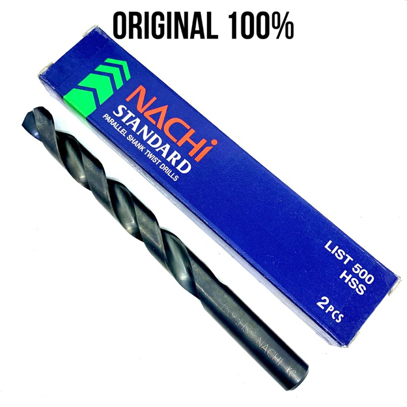 Bor Drill 13.9 mm HSS merk Nachi Japan original baru..Drill Bor 13.9mm