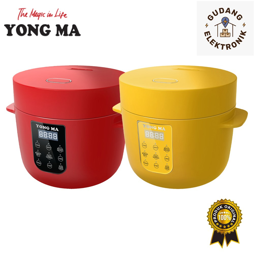 Yongma Magic Com Rice Cooker 1.3 Liter Digital Yong Ma SMC 8055 SMC8055 SMC-8055 Garansi Resmi