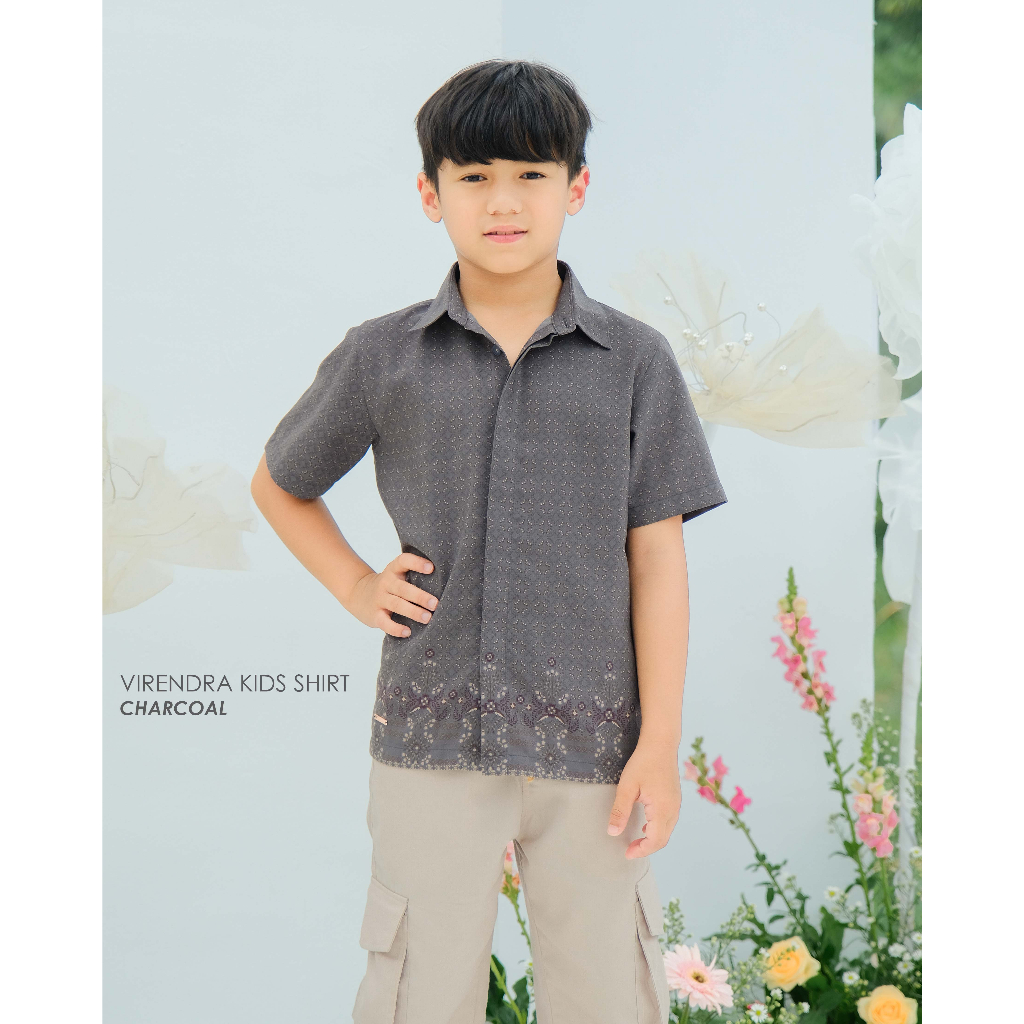 Mayoutfit Elysian Set Series Charcoal | Sarimbit Lebaran Baju Muslim Raya Keluarga-5