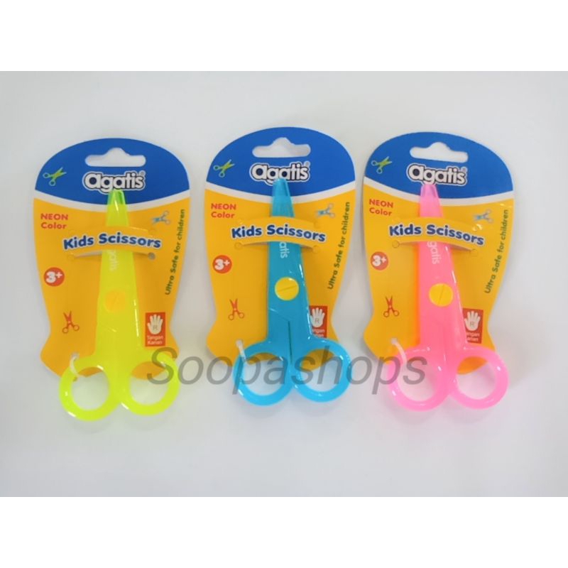 

Gunting Anak Agatis Neon Color Bahan Plastik