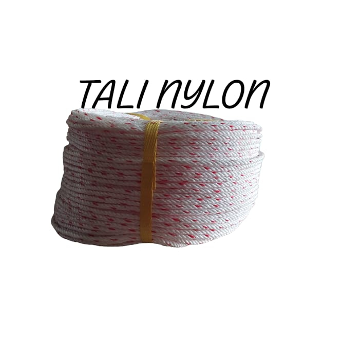 Tali nylon/Tali nilon/Tali tambang putih 5 mm