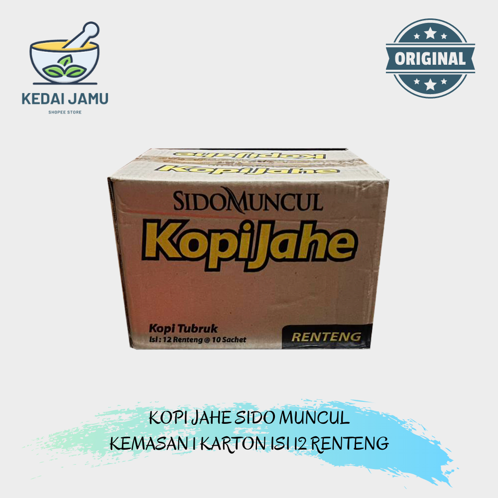 

PAKET KOPI JAHE SIDO MUNCUL - 1 KARTON ISI 12 RENTENG