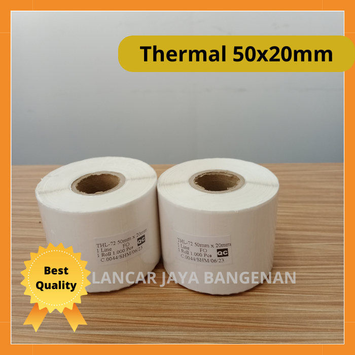

Stiker Label Thermal 50x20 50 x 20 XPrinter ETIKET Rumah Sakit Barcode