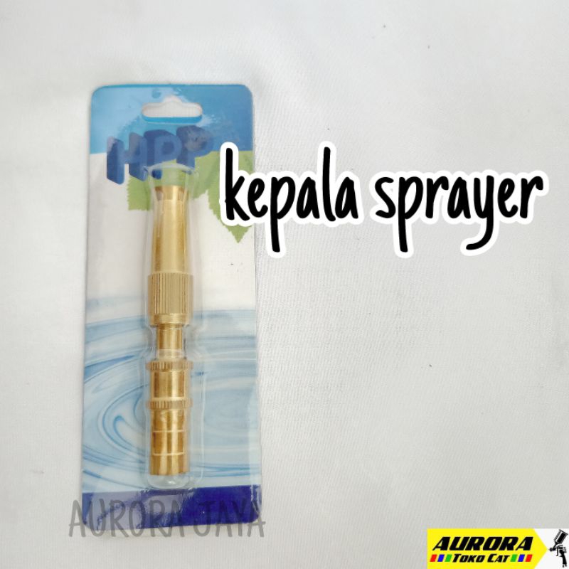 Nozzle Sprayer Semprotan Cuci Motor Air Taman / Kepala Sprayer Kuningan Lurus