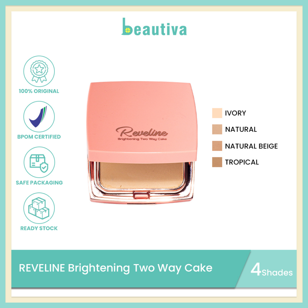 REVELINE Brightening Two Way Cake | Bedak TWC