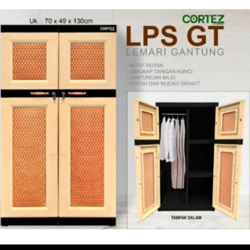 Tabitha cortez LPS GT lemari plastik gantungan