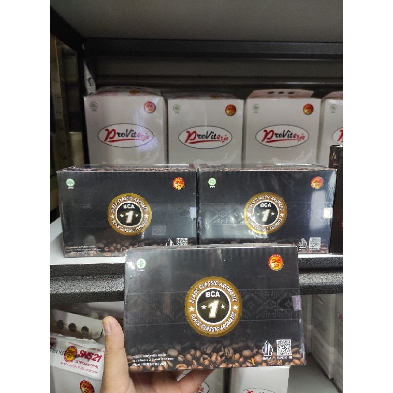 

Black Coffe Aromatic One (BCA) Original SNS21 1 Box isi 16 Scht