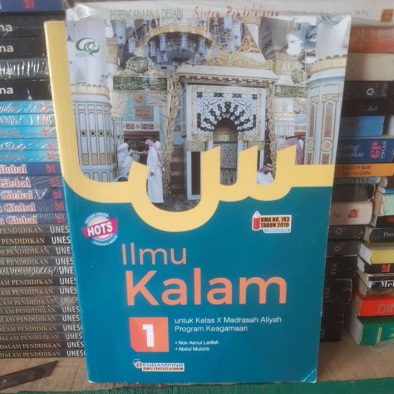 Ilmu Kalam untuk kelas X Madrasah Aliyah.