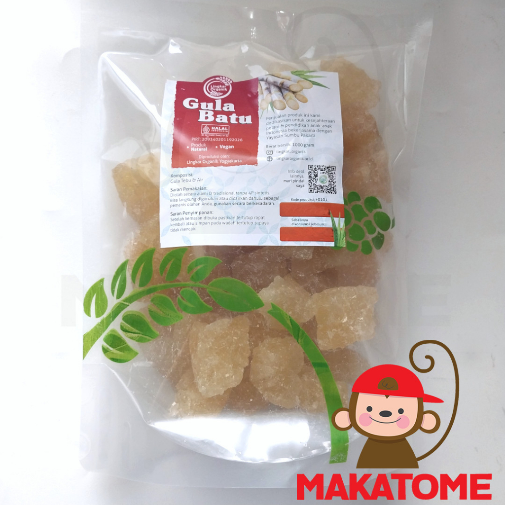 

Lingkar Organik Gula Batu 1kg 1 kg organic natural rock sugar tebu kilo 1kilo