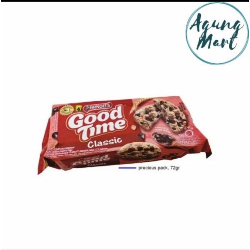 

Good Time Cookies Chocochips Classic 72g