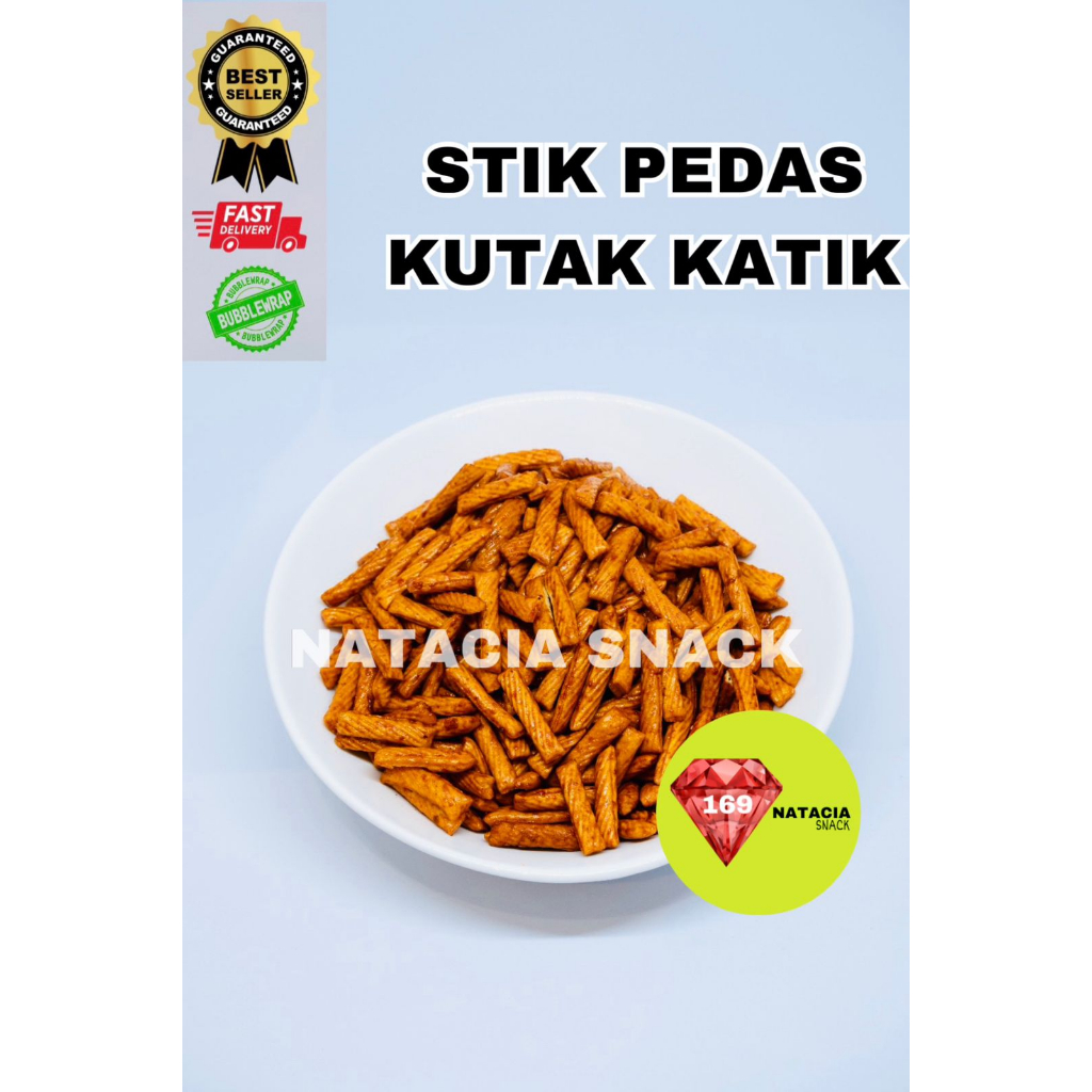 

[1051]--[500 GR] STIK PEDAS KUTAK AKTIK / STIK JAIPONG PEDAS KUTAK KATIK / STIK PEDAS ENAK / RENYAH RAPUH/ JAJANAN JADUL MEDAN / OLEH OLEH KHAS MEDAN
