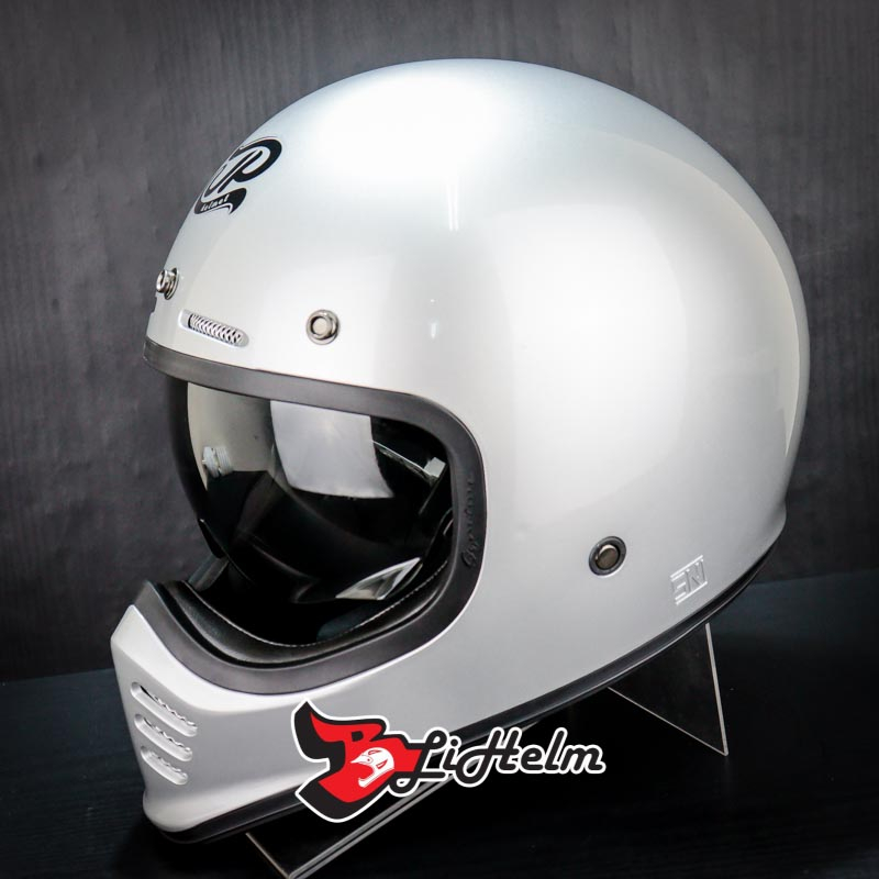 HELM JPX JP SIGNATURE SOLID | SILVER GLOSSY | SGN RETRO CLASSIC | DDRING SYSTEM