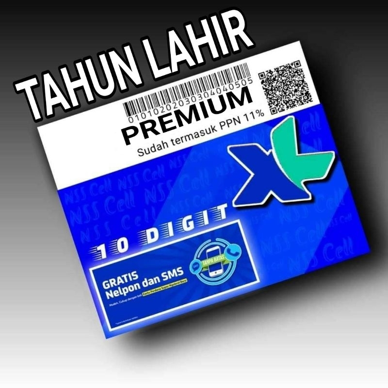 XL 10 DIGIT PREMIUM TAHUN LAHIR LANGKA