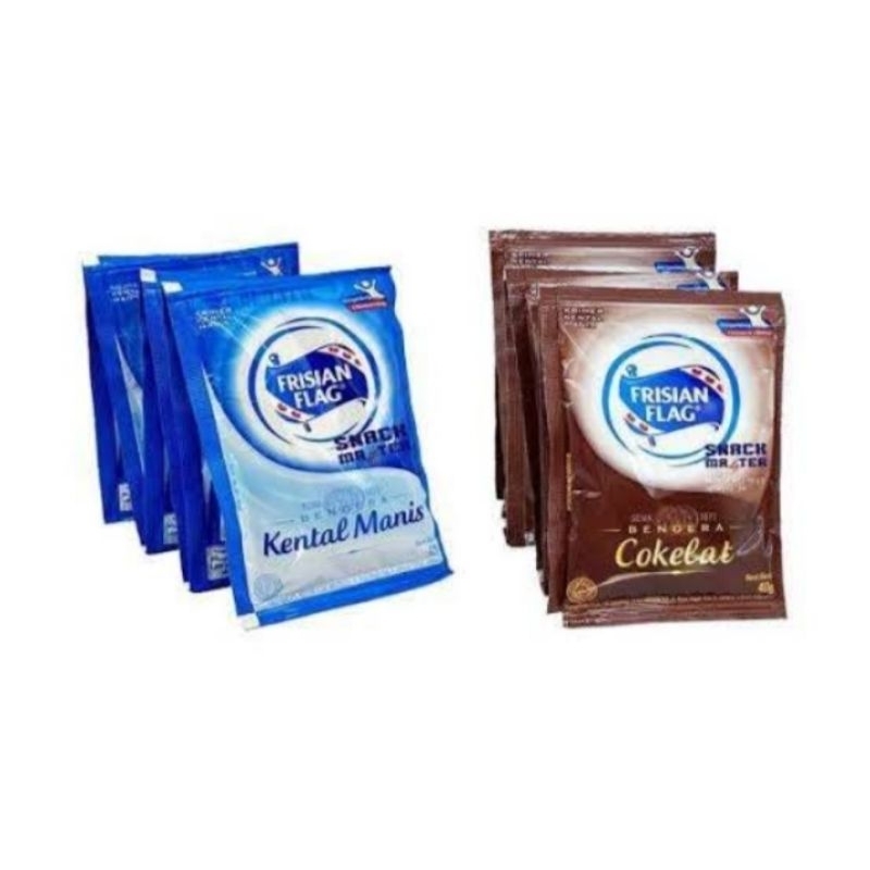 

Susu Frisian flag sachet 1 renteng isi 6 sachet