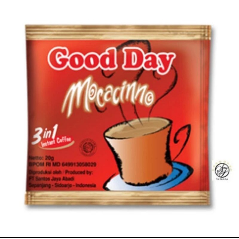 

Good Day Mocacinno Kopi Instan 3 in 1 isi 10 Sachet 1 Renceng